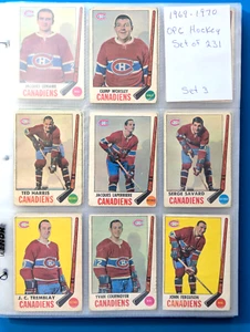 1969-70 O-Pee-Chee Hockey Complete Set of 230/231 Missing #205 Lower Grade Set - Foto 1 di 24