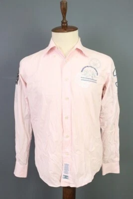 La Martina Buenos Aires Argentina Pink Long Sleeve Button Down Shirt Size M - Image 1 of 4