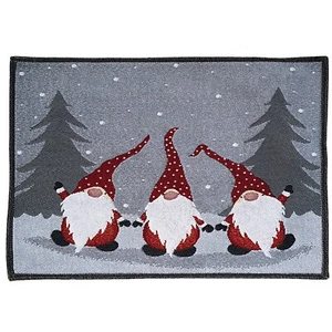 Platzdeckchen "Wichtel mit Tannenbaum" Gobelin 33cmx46cm Platzset Weihnachten - Bild 1 von 1