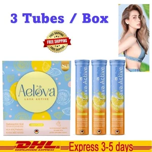 Aelova Lava Active Diet Supplement Weight Control Slim Effervescent Tablet 1 BOX - Picture 1 of 9