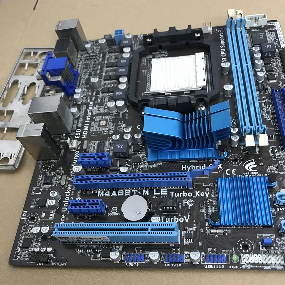 For ASUS M4A88T-M LE Socket AM3 DDR3 8GB M-ATX Motherboard - Image 1 of 4