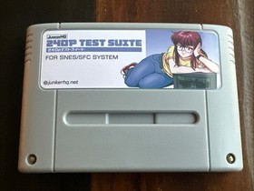 240p Test Suite - SFC Super Famicom Cart Only