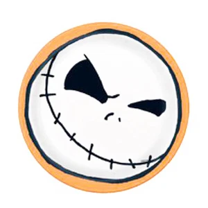 NIGHTMARE BEFORE CHRISTMAS  'The Pumpkin King' SMALL PAPER PLATES (8)~ Halloween - Picture 1 of 1