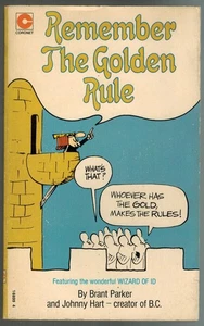Wizard of ID Remember The Golden Rule Johnny Hart Coronet Books 1973 - Bild 1 von 2