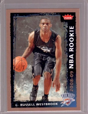 RUSSELL WESTBROOK 2008-09 Fleer #204 新秀 RC 数量 — 第 1/2 张图片