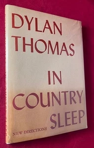 Dylan THOMAS / In Country Sleep First Appearance Do Not Go Gentle Into that 1st - Picture 1 of 2