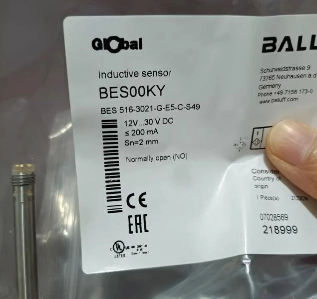 1PC NEW For Balluff Proximity Switch BES 516-3021-G-E5-C-S49 - Image 1 of 1
