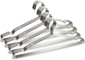 40 Stück Kleiderbügel, 17,7 Zoll Metallbügel Schwerlast Draht Kleiderbügel... - Bild 1 von 7