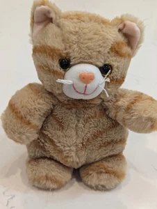 Gato a rayas naranja de felpa Wishpets Chubby Chewie Tabby Cats - Imagen 1 de 7