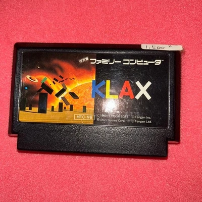 KLAX Famicom software HFC-V6 without box - Image 1 of 3