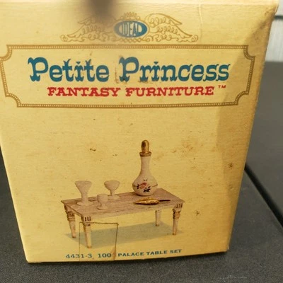 Ideal Petite Princess Dollhouse Furniture 4431-3 100 Palace Table Set  S05 - Image 1 of 3