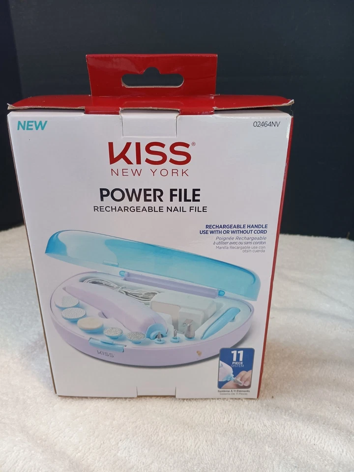Kit de lima de uñas recargable KISS Power File, 11 piezas nuevo Foto 1 de 4