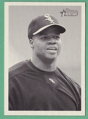2001 Bowman Heritage #115 Frank Thomas Chicago White Sox - Image 1 of 2