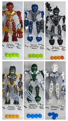Lego Bionicle Toa Inika 100% Complete W/Zamor 8727 8728 8729 8730 8731 8732 - Image 1 of 4