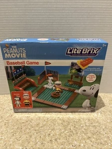 LITE BRIX The PEANUTS Movie BASEBALLSPIEL 57023 Create Build Lights SNOOPY NEU - Bild 1 von 4