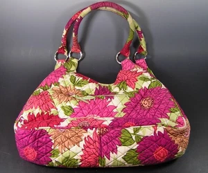 VERA BRADLEY  Quilted Cloth, Floral Shoulder Handbag, NEW - Picture 1 of 7