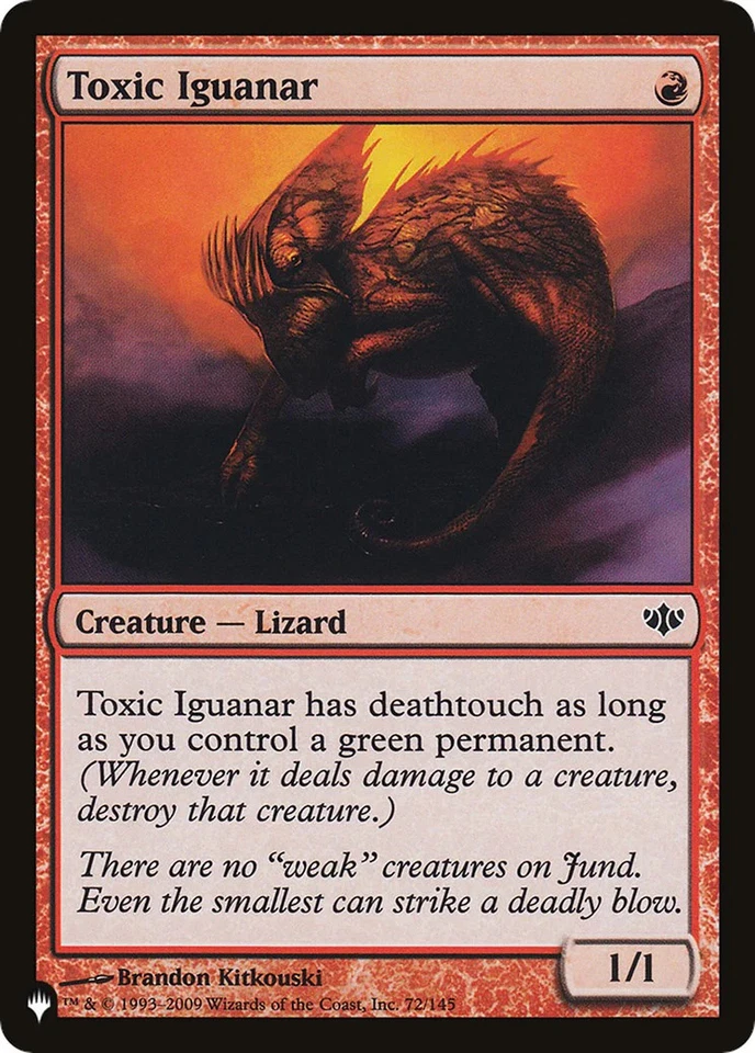Toxic Iguanar - 72/145 / English / Near Mint - Image 1 of 1