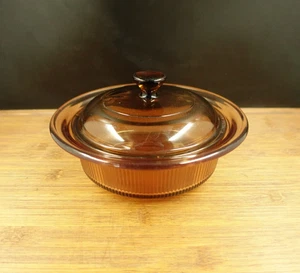 Corning Visions 24 Unzen Auflaufform Bernsteinfarben mit Deckel V-30-B - Bild 1 von 13