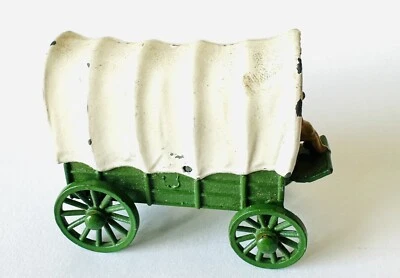 "Lesney Matchbox 1955 vintage carro Conestoga cubierto dibujado por caballos juguete de 1,5""" Foto 1 de 4