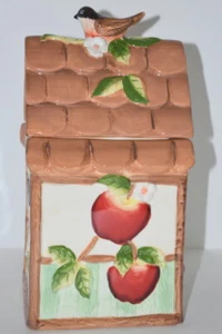 Tarro de galletas Casa para pájaros Susan Alada Galletas Galletas Colección Manzana Flor de manzana - Imagen 1 de 9
