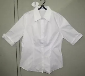 HOTOUCH Womens 3/4 Sleeve Button-Down Dress Shirt Slim Fit - XL - Picture 1 of 3