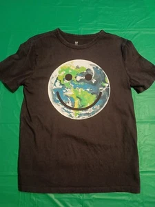 Gap Kids Smily Face Earth T-shirt, Kids Size XL - Picture 1 of 3
