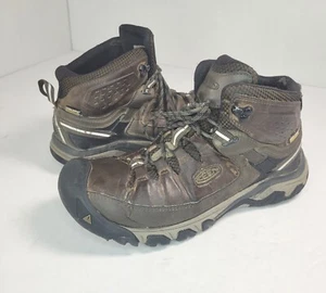KEEN Hiking Shoes Mens Sz 10 Wide Targhee III Waterproof Boots Mid 1023036 Brown - Picture 1 of 17