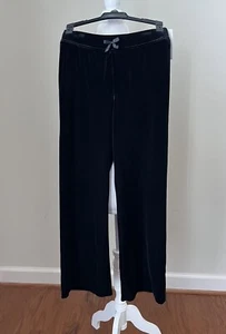 KC Parker Girls Black Velvet Pants- 12 - Picture 1 of 6