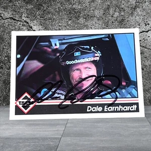 Dale Earnhardt NASCAR HOFer #3 WINSTON NASCAR RACING signed card 1992 TRAKS #103 - Picture 1 of 1