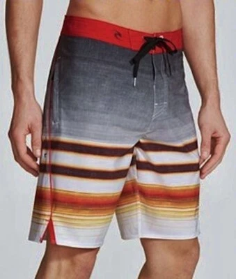 RIP CURL Mirage Aggrofader Grey Red Black Board Shorts Swim Trunks NEW Mens 28 - Image 1 of 4