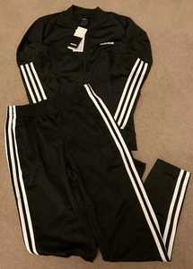 Traje de pista Adidias talla XS para mujer DV2428 negro nuevo con etiquetas - Imagen 1 de 6