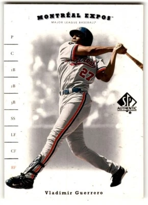 2001 SP Authentic Vladimir Guerrero* #64 Montreal Expos - Image 1 of 2