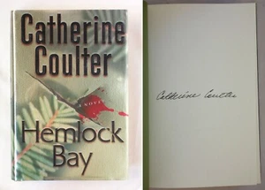 Signed 1st Ed HEMLOCK BAY Catherine Coulter DILLON SAVICH HARDCOVER BOOK - Imagen 1 de 3