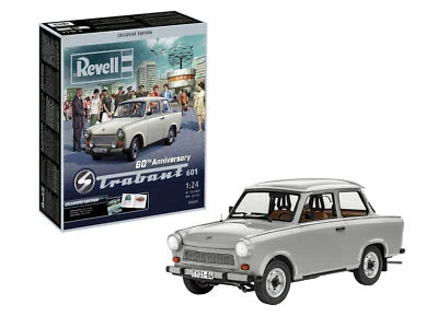 Trabant 601 [exclusive Edition] 60th Anniversary 1:24 Plastic Model Kit REVELL - Immagine 1 di 4