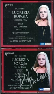 Edita GRUBEROVA Signiert DONIZETTI LUCREZIA BORGIA Jose Bros Laske YURKEVYCH 2CD - Picture 1 of 1