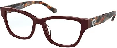 Gafas Tory Burch para mujer TY2112U imitación tortuga rectángulo poli plástico 8013-4 Foto 1 de 2