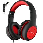 Kids Headphones Wired With Microphone, 85/94Db Volume Limit Portable Headphon...