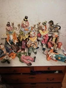 Porzellan Clowns Konvolut - Bild 1 von 4