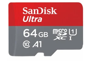 SanDisk Ultra 64GB MicroSD SDXC 120MB/s Class 10 Memory Card U3 V30 UHD 4K A1 AU - Picture 1 of 1