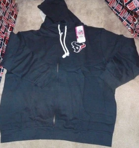 NEW NFL Houston Texans Full Zip Hooded Sweatshirt Hoodie Jacket Women 1X Plus - Picture 1 of 1