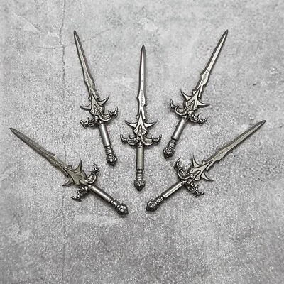 5x Minifigura Espada Frostmourne para Bloques e9F009a Warcraft Wow Arthas Lich King Foto 1 de 3