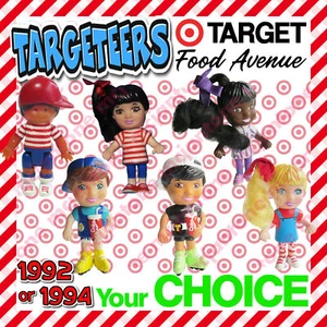 Figura para niños Target Food Avenue 1992 o 1994 TARGETEERS Coca-Cola pequeña TU juguete ELIGE - Imagen 1 de 17