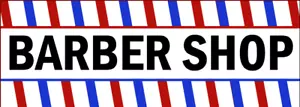 BARBER SHOP Vinyl Banner Schild 30 Zoll x 84 in US VERKÄUFER / HERGESTELLT IN USA - Bild 1 von 1