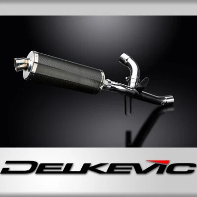 Ducati Multistrada 950 Delkevic 14" Carbon Oval Muffler Exhaust Slip On 17-21 - Image 1 of 4
