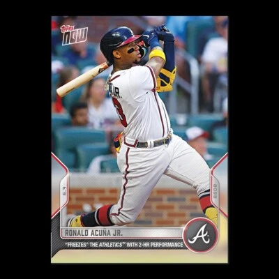 2022 Topps Now #315 Ronald Acuna Jr Braves (PR-565) - Image 1 of 2