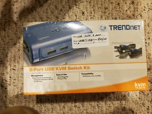 NEW Trendnet TK-207K 2-port USB KVM Switch Kit - Picture 1 of 2