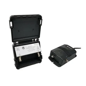 1 Way LTE Aerial Masthead Amplifier 3-13dB Freeview outdoor booster PSU - Afbeelding 1 van 1