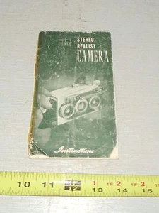THE STEREO REALIST CAMERA ANLEITUNGSHEFT HANDBUCH - Bild 1 von 4