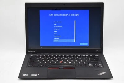 14" Lenovo THINKPAD X1 CARBON Laptop i5-3427U @ 1.80GHZ 4GB RAM 128GB SSD WIN10 - Image 1 of 4