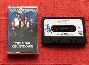 EUROPE - UK CASSETTE TAPE - THE FINAL COUNTDOWN - PAPER LABELS - Picture 1 of 5